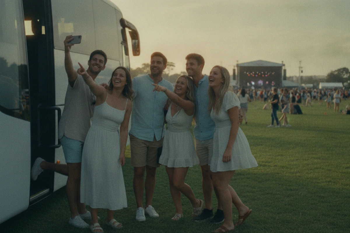 Group transport to Tauranga festivals and events