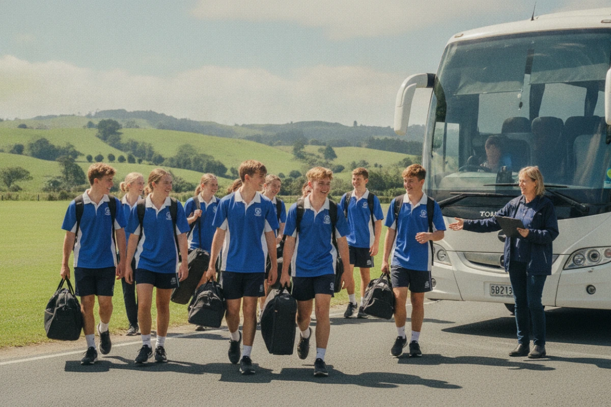 School and sports group bus hire Tauranga