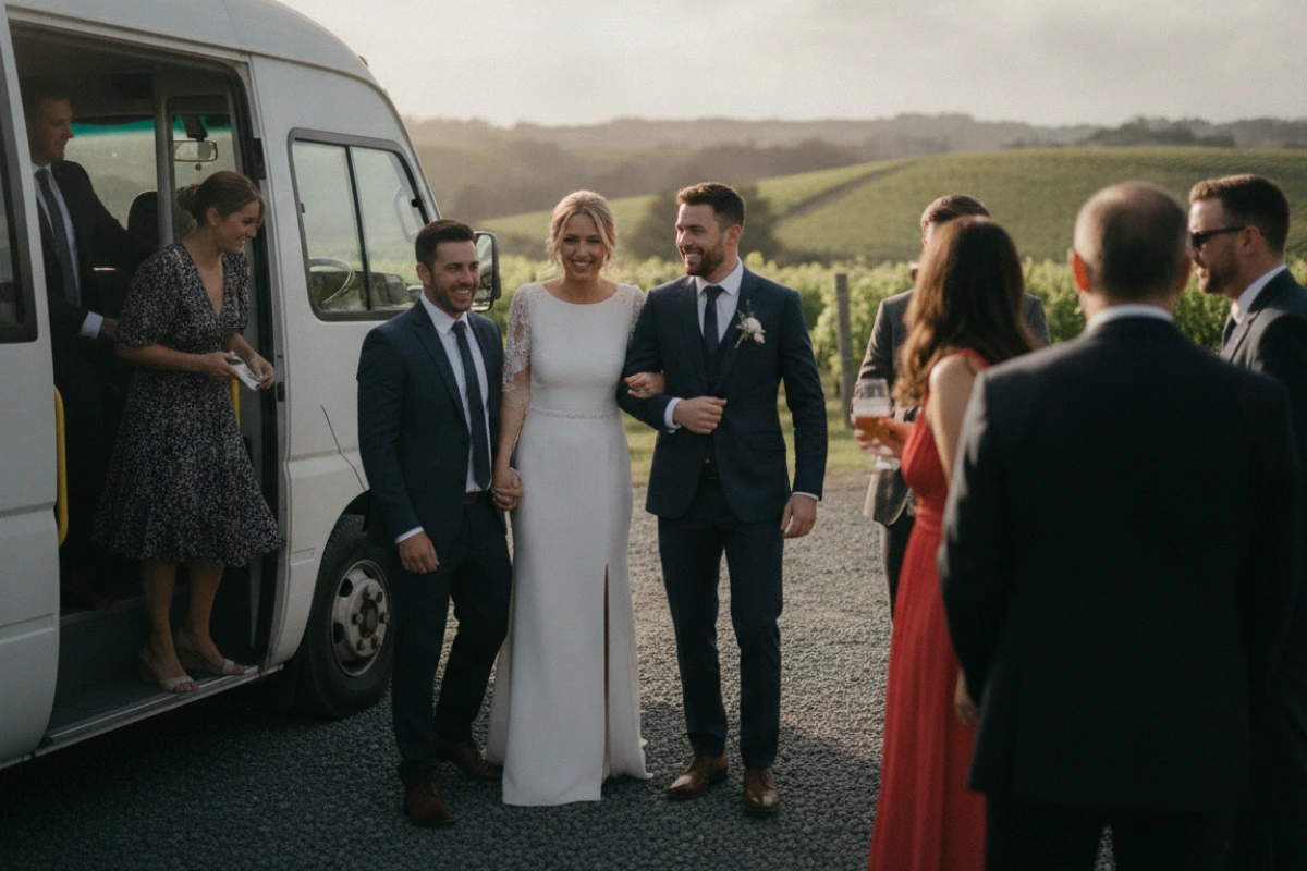 Wedding and day trip bus hire Auckland