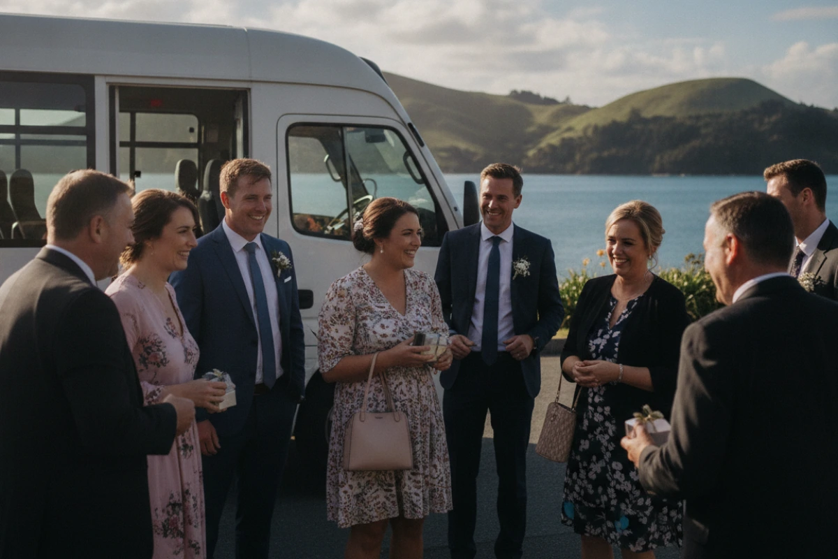 Wedding and day trip bus hire Christchurch