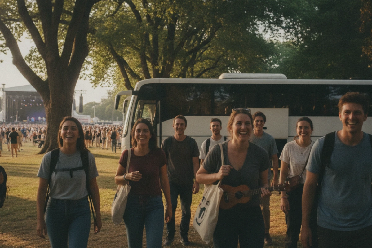 Group transport to Christchurch festivals and events