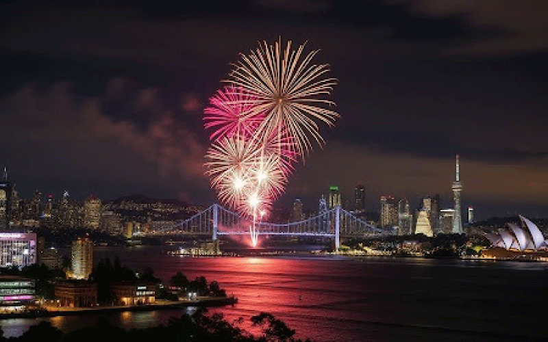 Group of friends stepping off a charter coach for New Year’s Eve fireworks in Melbourne